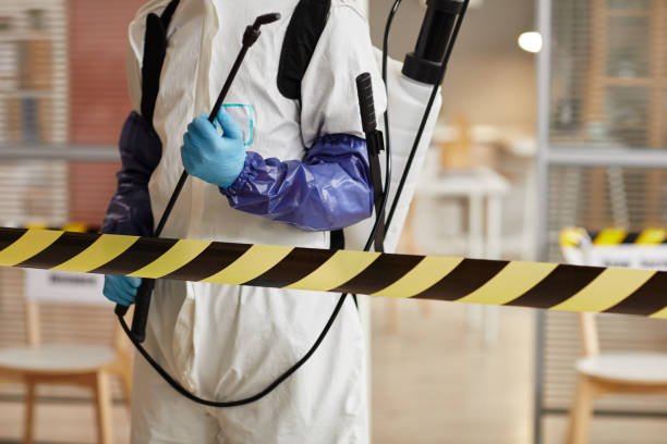 Professional Sewage Cleanup technician working in Saukville, WI